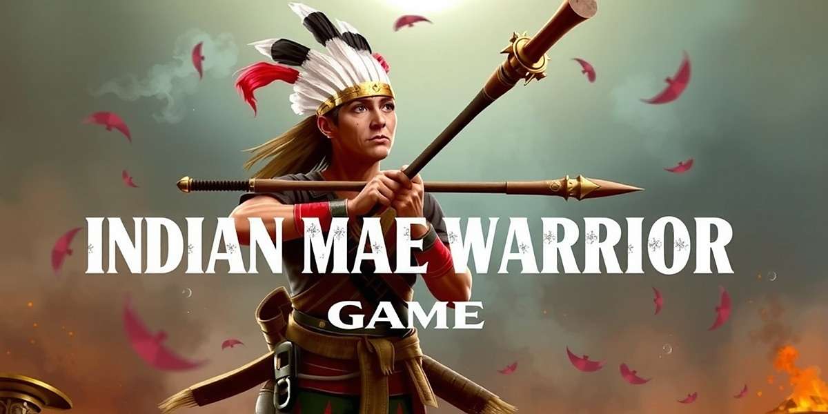 Indian Mace Warrior Game Cover featuring traditional Indian warrior with mace